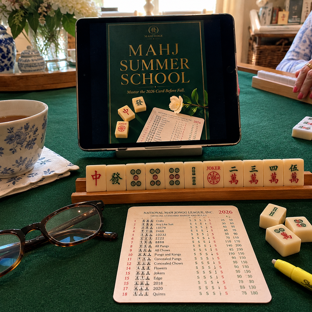 Mahj Summer School — 6-Week Card Mastery Program