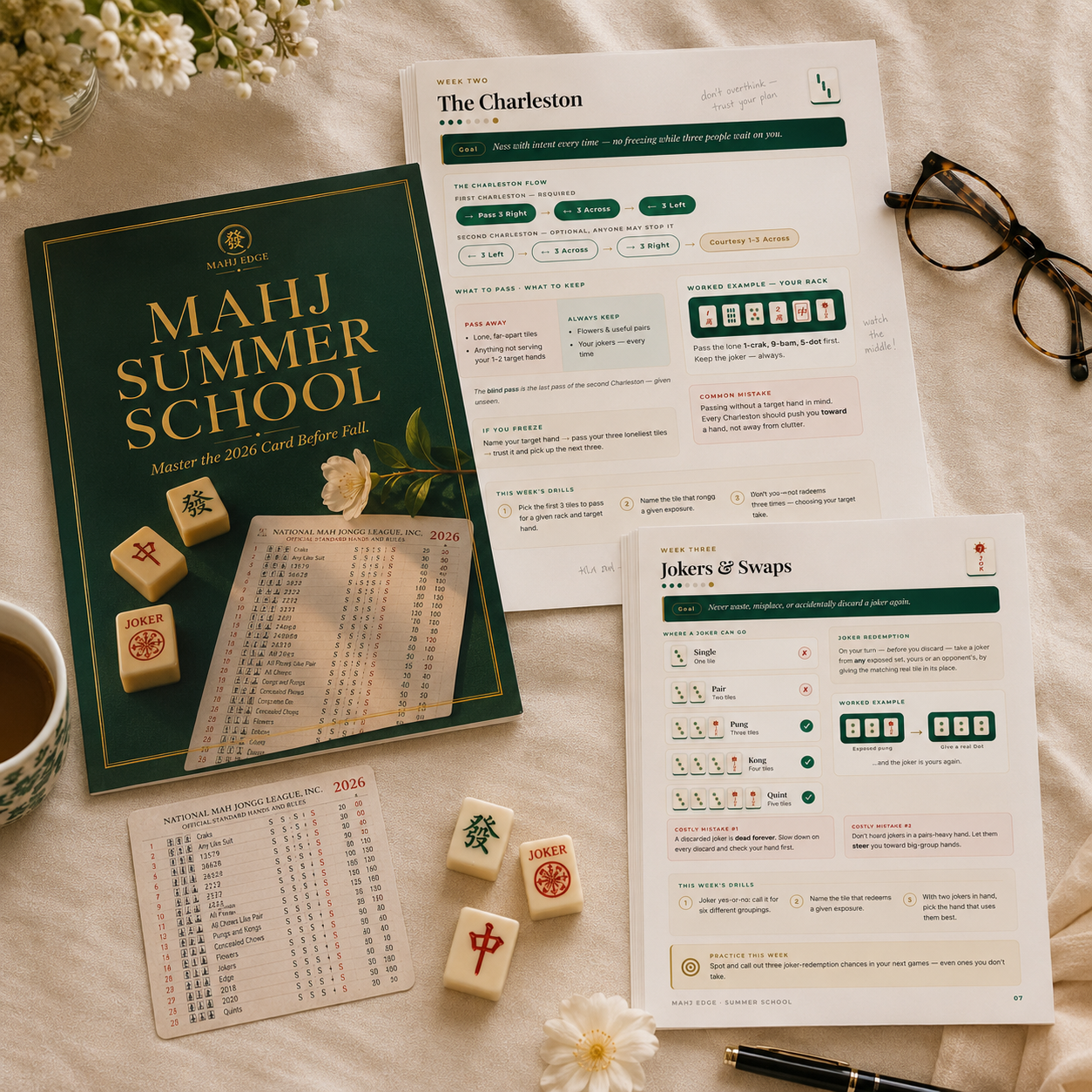 Mahj Summer School — 6-Week Card Mastery Program