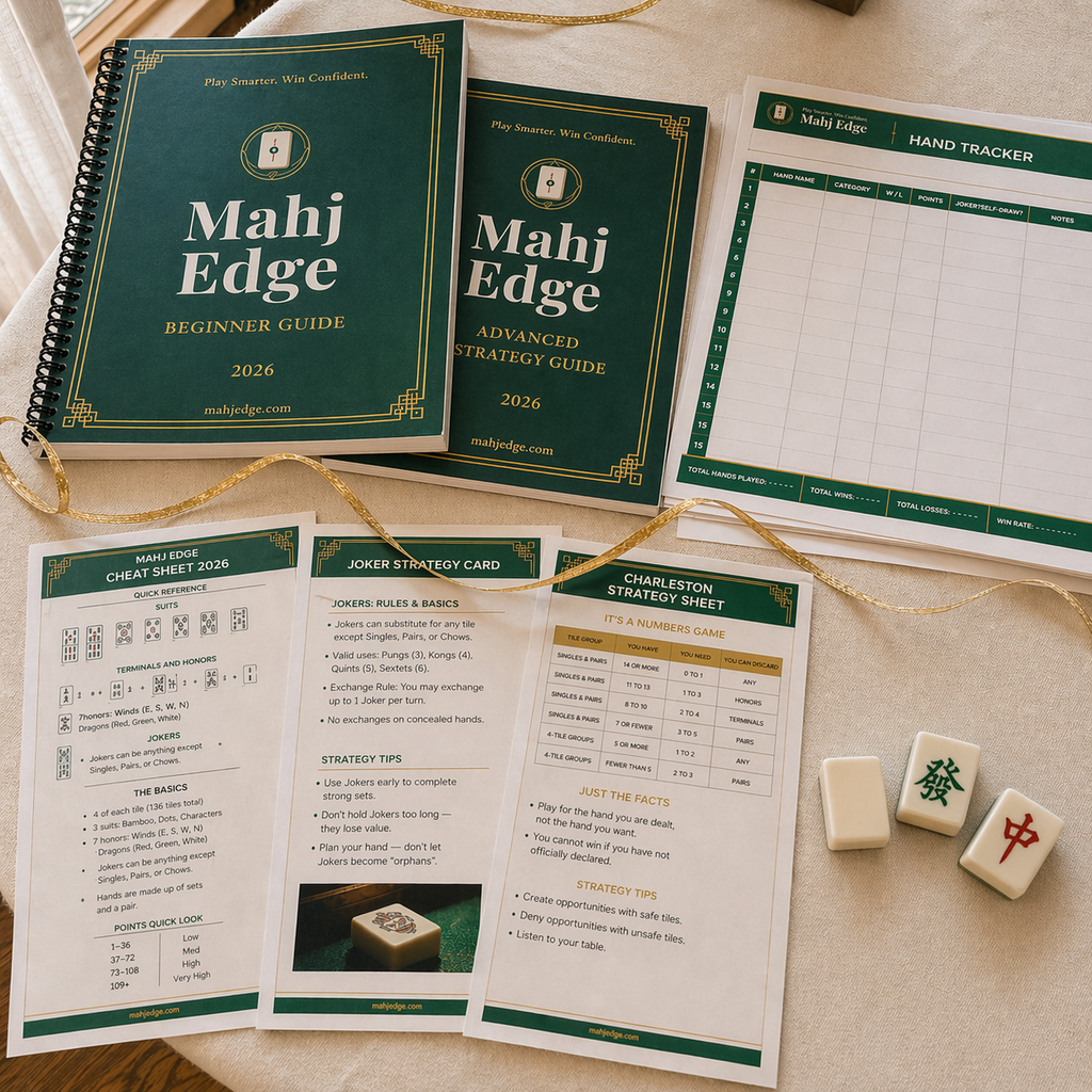 Mahj Edge 2026/2027 American Mah Jongg Bundle